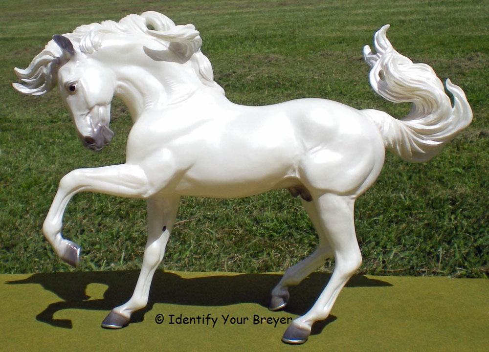 white breyer horse